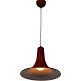Mylights Bordo Içi Beyaz Metal Sarkıt Avize - Ahşap - 1