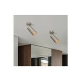 Mylights demet habek inox kaplama led spot tekli aplik günışığı ve beyaz (Os#ram) ampul ile