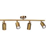 Mylights Dörtlü Eskitme LED Spot Avize Aplik Armatür Gün Işığı LED Apmullü - Ahşap - 1