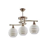 Mylights Eskitme Üçlü Rustik Avize Retro Plofonyer Avize