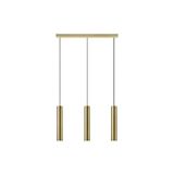 Mylights GU10 OSRAM TASARRUFLU LED AMPÜL GÜNIŞIĞI MAT ALTIN GOLD ESKİTME KAPLAMA ÜÇLÜ 3 LÜ MASAÜSTÜ LED SPOT SARKIT AVİZE - Altın