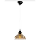 Mylights Her Oda ve Mekan Için Şık Tasarım Duy E27 Max 100W LED Yada Tasaruflu Ampul Kullanlır Ampul Hariçtir - Bal Cam