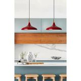 Mylights ıdır Metal Kırmızı Sarkıt Avize Modern Spor Avize 35CM Salon Mutfak Koridor Cafe Restorant Yatak Odası