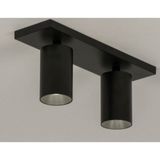 Mylights Ikili LED Avize LED Spot LED Armatür Mat Siyah - 0