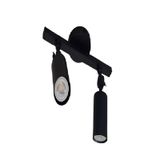 Mylights İkili Led Spot Aplik Avize Armatür Harekli Metal Gün Işı Led Ampul Dahildir