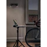 Mylights Ikili LED Spot Siyah Hareketli Başlık Tavan Avize Duvar Aplik Ayna Üstü Tablo Aplik Os-Ram Ampullü