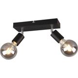 Mylights Ikili Plofonyer Hareketli Tavan Avize - Siyah - 2