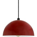 Mylights Kırmızı Içi Beyaz Metal Sarkıt Avize 30 cm - Ahşap - 1