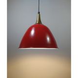 Mylights Kırmızı Vintage Metal Sarkıt Avize Bronz Askılı