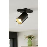 Mylıghts Led Aplik Led Avize Led Spot Kare Gövde Mat Siyah Gün Işığı Ampul Ampul Dahildir