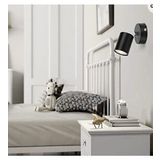Mylights Led Aplik Led Spot Metal Siyah Hareletli Duvar Aplik Günışığı Ledli