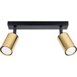 Mylights LED Aplikve Avize Ikili LED Avize LED Spot Os Ram Ampullü Gün Işı Ampullü - Eskitme - siyah