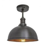 Mylights Mat Siyah 30 cm Retro Rustik Tavan Avize Rustik Avize