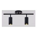 Mylights Mat Siyah İkili Led Spot Led Aplik Led Avize Günışığı Ampullü