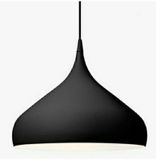 Mylights Metal Sakkıt Avize Cap 41 Cm Siyah İçi Beyaz