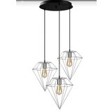 Mylights Modern Krom Üçlü Sarkıt Avize