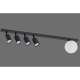 Mylights Modern Siyah Dörtlü 100 cm metal gövde tasarruflu led ampul osram veya panasonic marka Avize Salon Mutfak Yatak Odası Çalışma Odası Çocuk Odası Avize