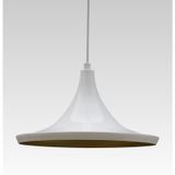 Mylights Modern Spor Beyaz Metal Avize 36 Cm En