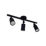 Mylights Modern Spor LED Spot Hareketli Avize Aplik LED Aplik 1-2-3-4 LED Aplik Avize Gün Işı LED Işık Ampul Dahildir - Siyah