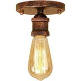 Mylights MYL002413 Bakır Armatü Eskitme Bakır 10x10 cm Eskitme Patinalı Tavan Avize Aplik