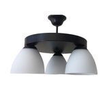Mylights Opal Cam Retro Üçlü Plofonyer Tavan Avize