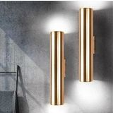 Mylights Parlak Gold Parlak Altın Led Çift Yön Led Aplik Ampul Dahilidir Tek Fiyatı