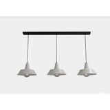 Mylights RET4RO Rustik Vintage Metal Masa Üstü Sıralı Üçlü Avize 120 cm - Ahşap