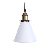 Mylights Retro Beyaz Tekli Sarkıt Avize Rustik Avize 18 Cm