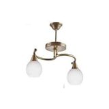 Mylights Retro Eskitme Ikili Opal Camlı Avize - 1