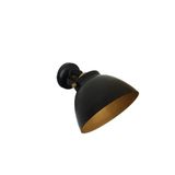 Mylights Retro Hareketli Aplik Siyah İçi Sarı 23 Cm