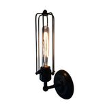 Mylights Retro Kafes Aplik Siyah Rustik Aplik
