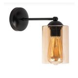 Mylights Retro Kampanya Beyaz Siyah Aplik Bal Cam