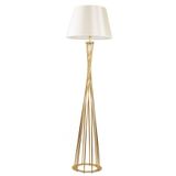 Mylights Retro Mat Gold Krem Başlık 45 cm Başlık Köşe Lambası Lambader