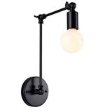 Mylights Retro Mat Siyah Akrobat Aplik Mafsalı