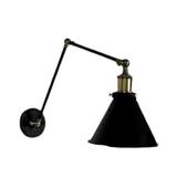 Mylights Retro Metal Rustik Akrobat Üç Mafsalı Konik Aplik En 19 Cm