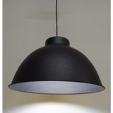 Mylights Retro Metal Sarkıt Avize Rustik Tekli Siyah Içi Siyah 30 cm - Ahşap - 1