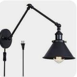 Mylights Retro Rustik Anahtarlı Fişli Akrobatik Aplik