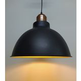 Mylights Retro Rustik Bakır Asklı Metal Srkıt Avize Siyah İçi Altın