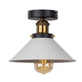 Mylights Retro Rustik Beyaz Plofonyer Tavan Avize