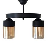 Mylights Retro Rustik İkili Plofonyer Avize