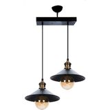 Mylights Retro Rustik Ikili Sarkıt Avize Vintage Avize - Ahşap - 1