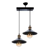 Mylights Retro Rustik İkili Sarkıt Avize Vintage Avize