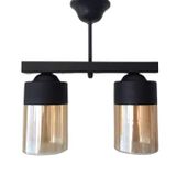 Mylights Retro Rustik İkili Sıralı Avize 30Cm