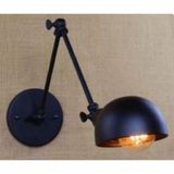 Mylights Retro Rustik Mafsalı Hareketli Vintage Metal Gece Lambası Aplik