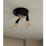 Mylights Retro Rustik Mafsalı Plofonyer Avize Üçlü Hareketli Üçlü