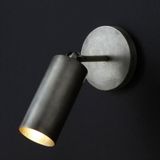 Mylıghts Retro Rustık Mafsallı Ledlı Spot Aplık Grı Patınalı Led Ampul Dahıldır Gun Isıgı