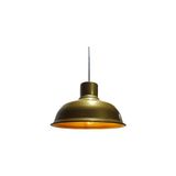 Mylights Retro Rustik Mat Altın Metal Sarkıt Avize - Ahşap - 1