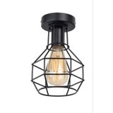 MYLİGHTS RETRO RUSTİK METAL KAFES ARMATÜR AVİZE PLOFONYER TEKLİ