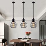 Mylights Retro Rustik Metal Kafes Sarkıt Avize Vintage Avize Tekli Tek Fiyatıdır