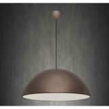 Mylights Retro Rustik Metal Sarkıt Avize 40 Cm Kahve İçi Beyaz